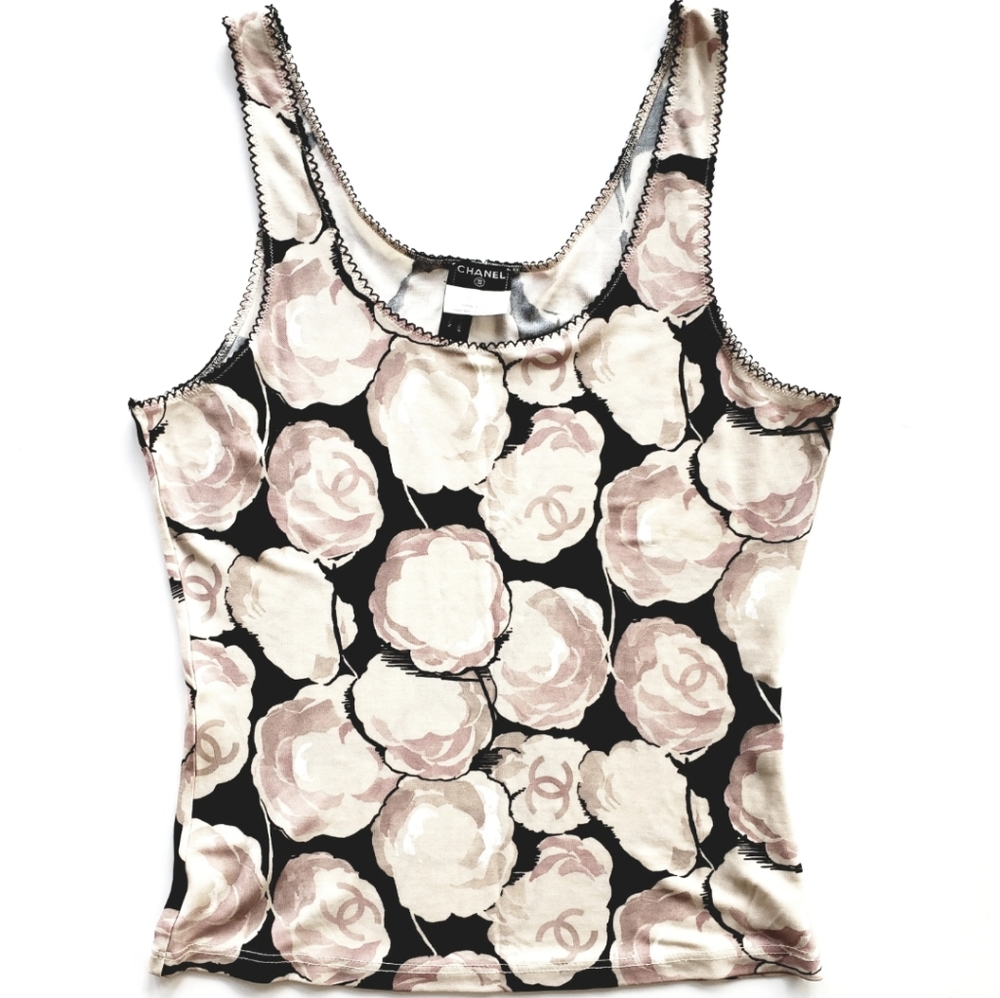 Chanel Camelia Top/ 42 FR